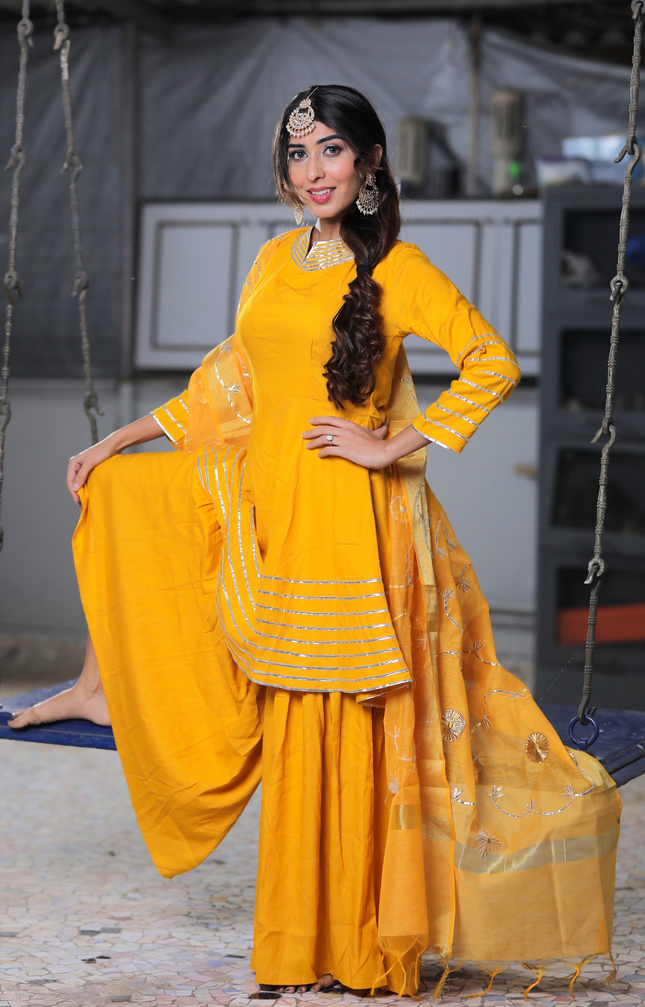 Yellow Gotta Work Suit Set