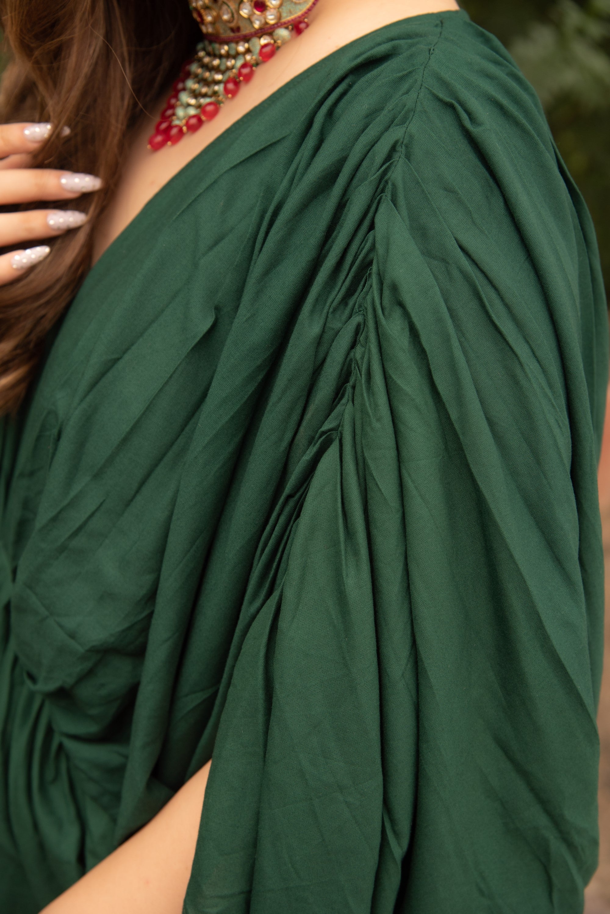 Forest green cord set