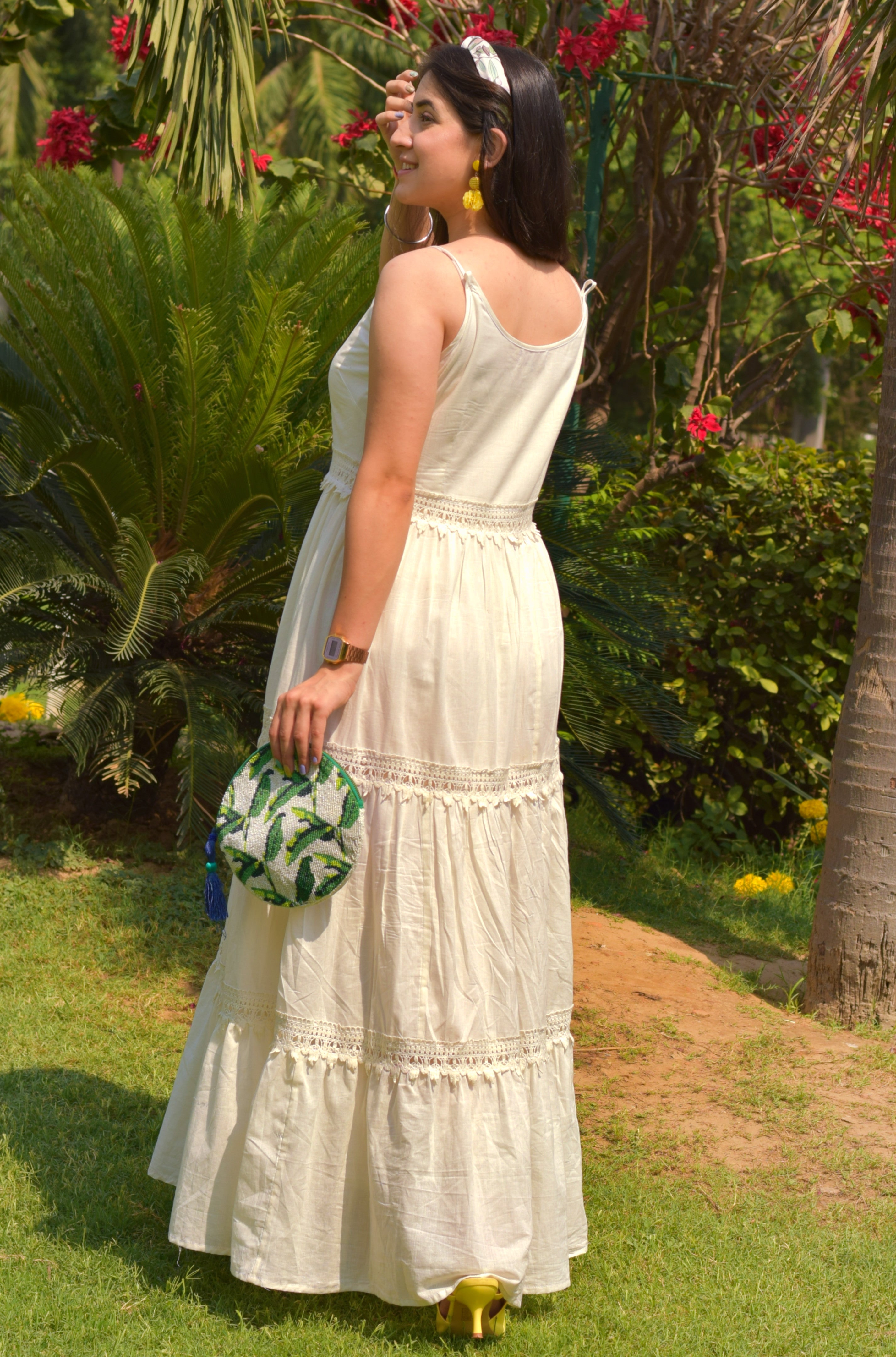 Summer White Cotton Dress