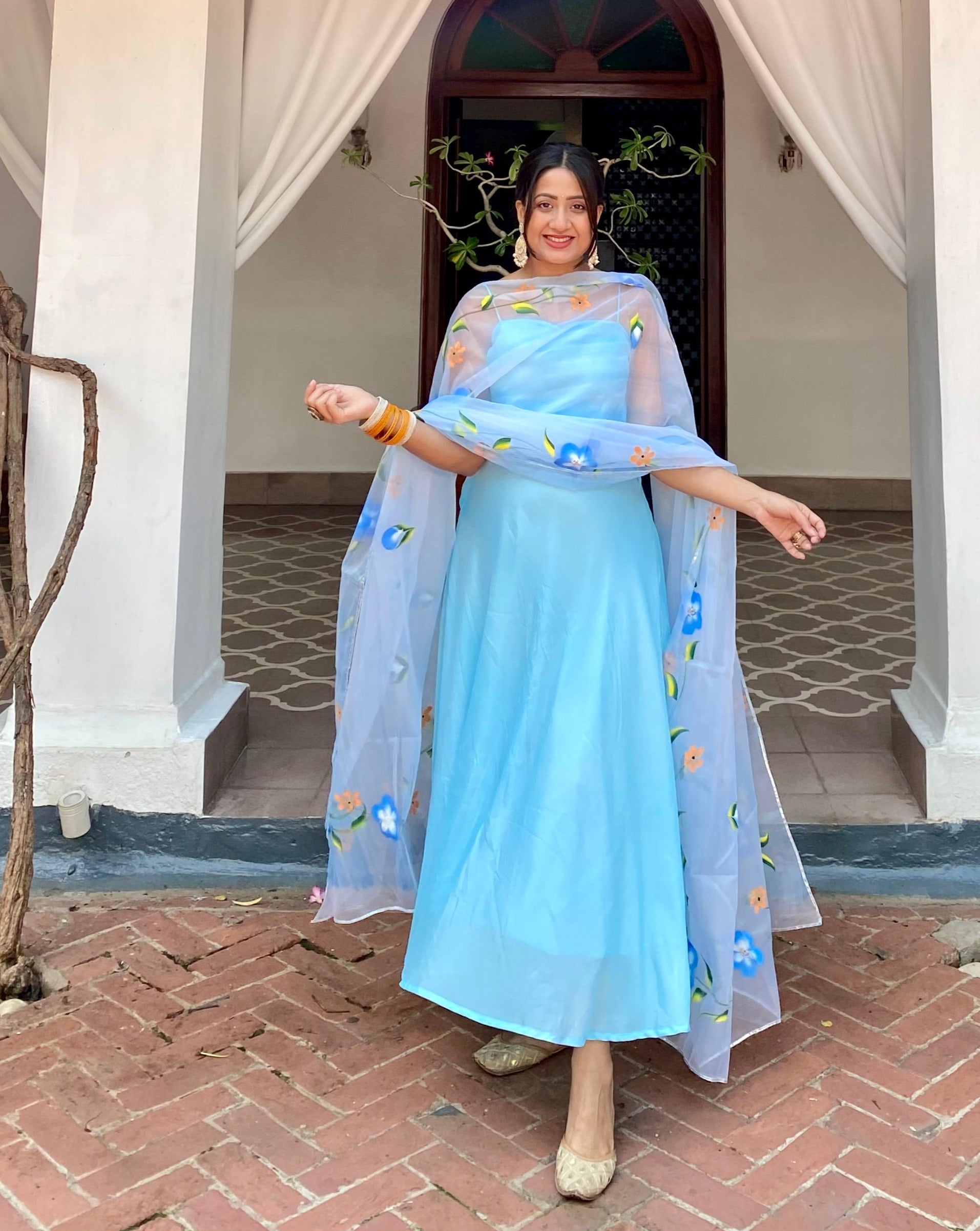 Aashvi Blue Suit Set