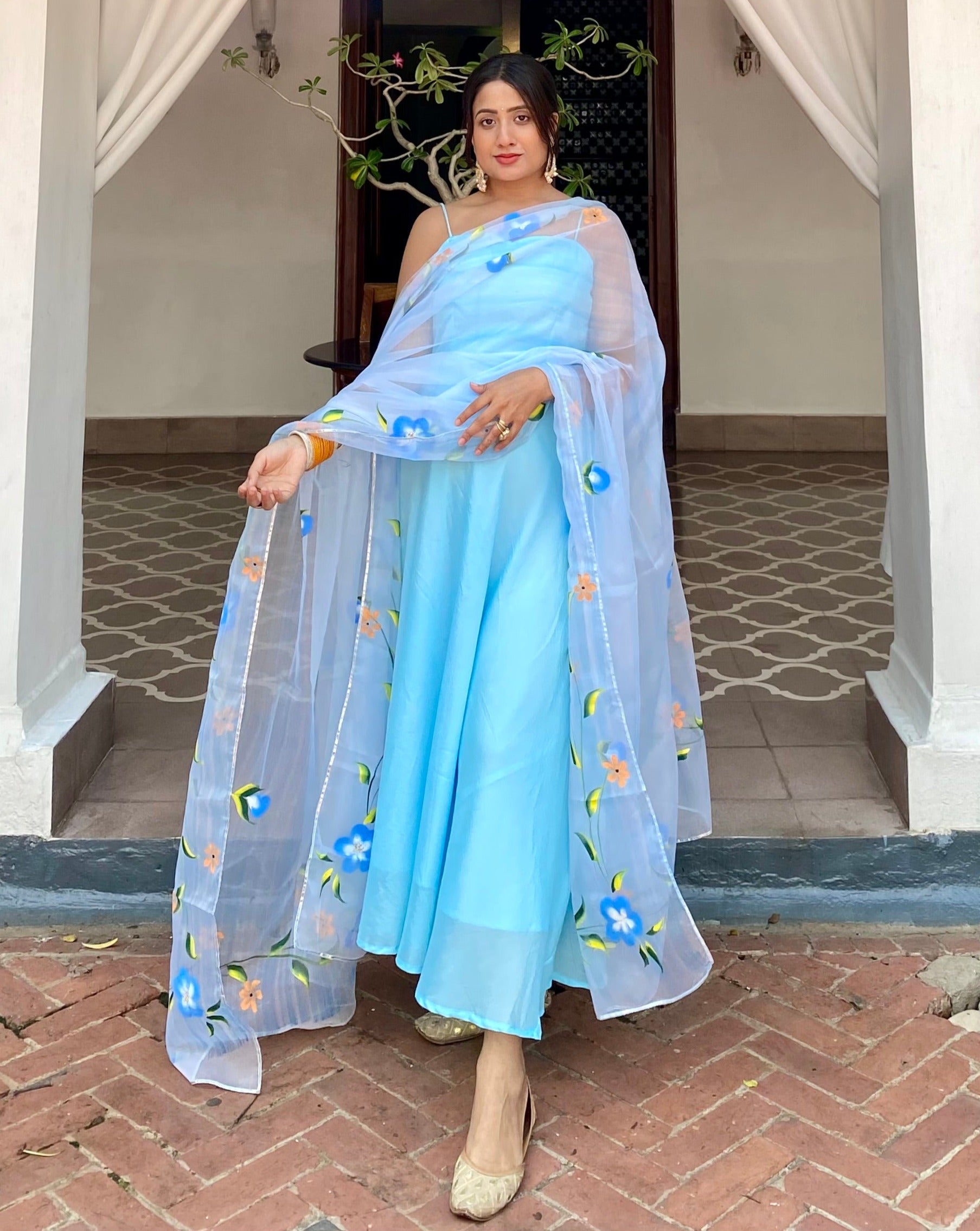 Aashvi Blue Suit Set