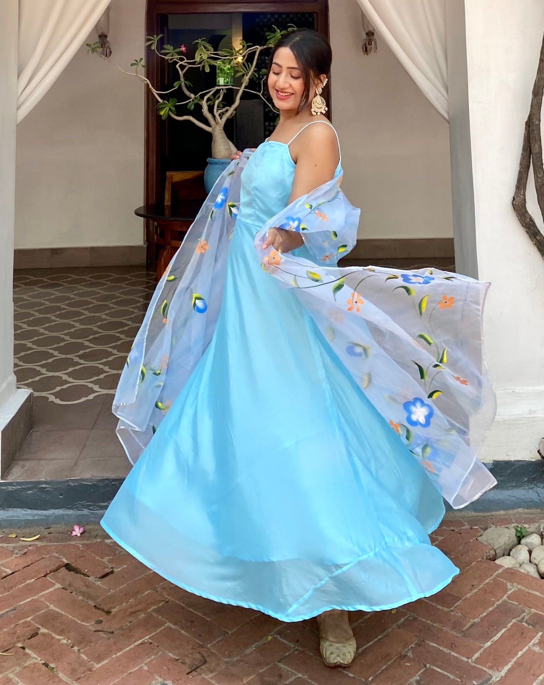 Aashvi Blue Suit Set