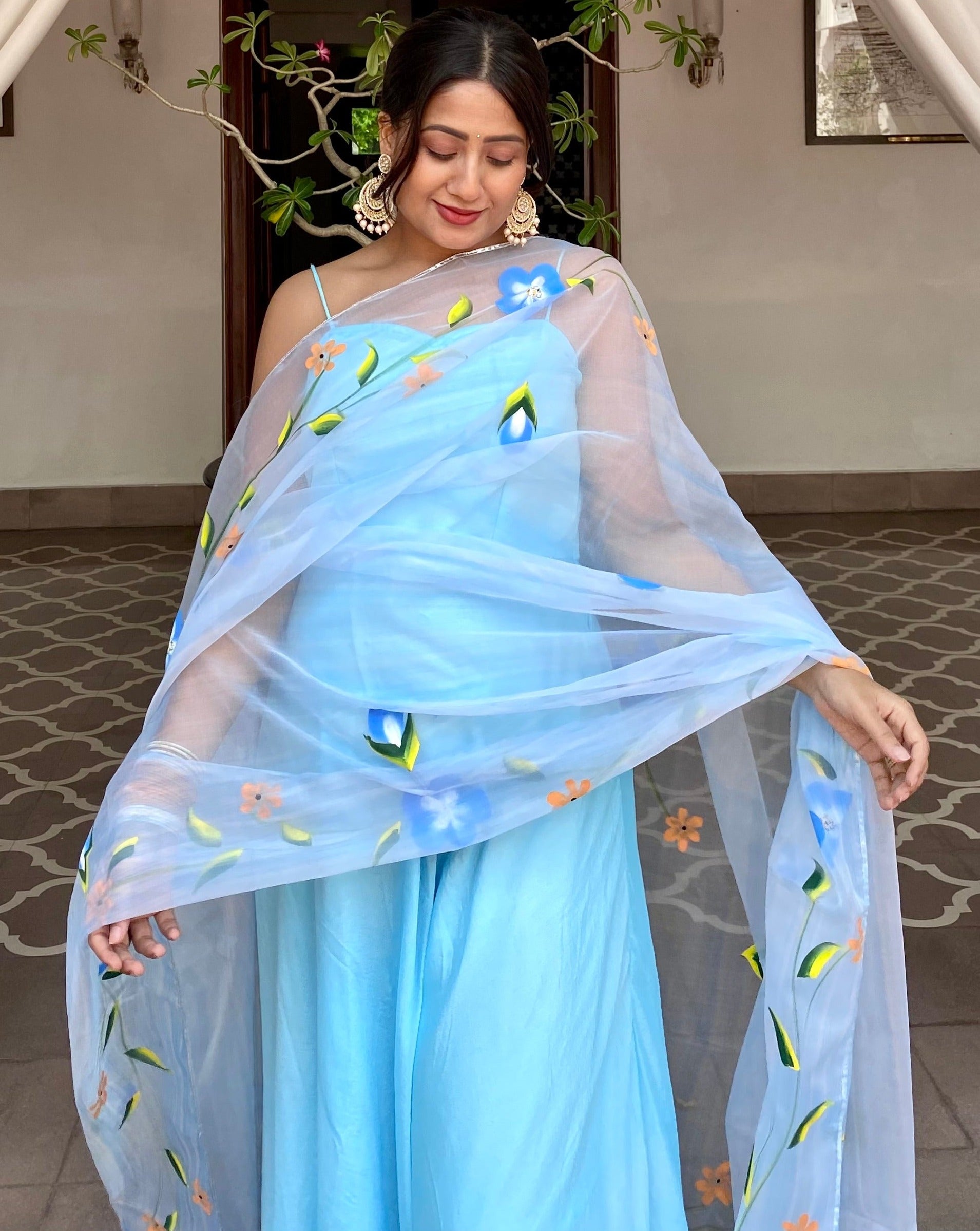 Aashvi Blue Suit Set