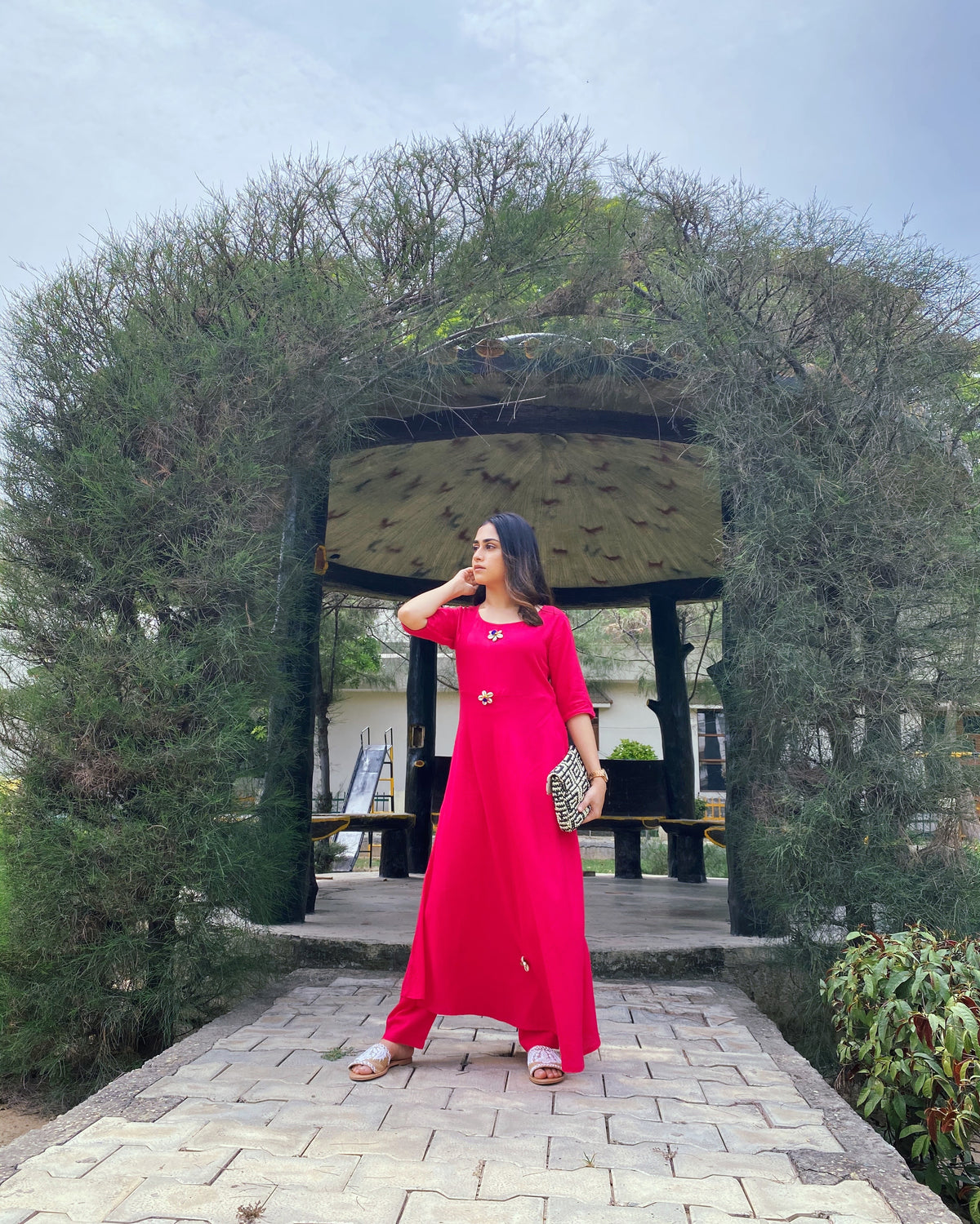 Rose Pink Suit Set