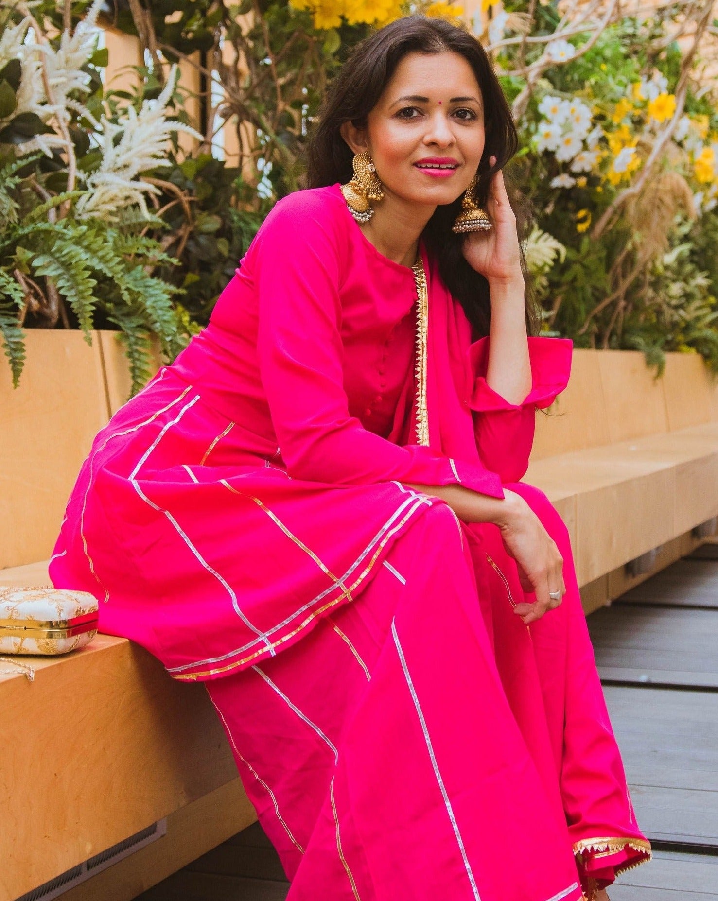 Ruby Pink Gotta Suit Set