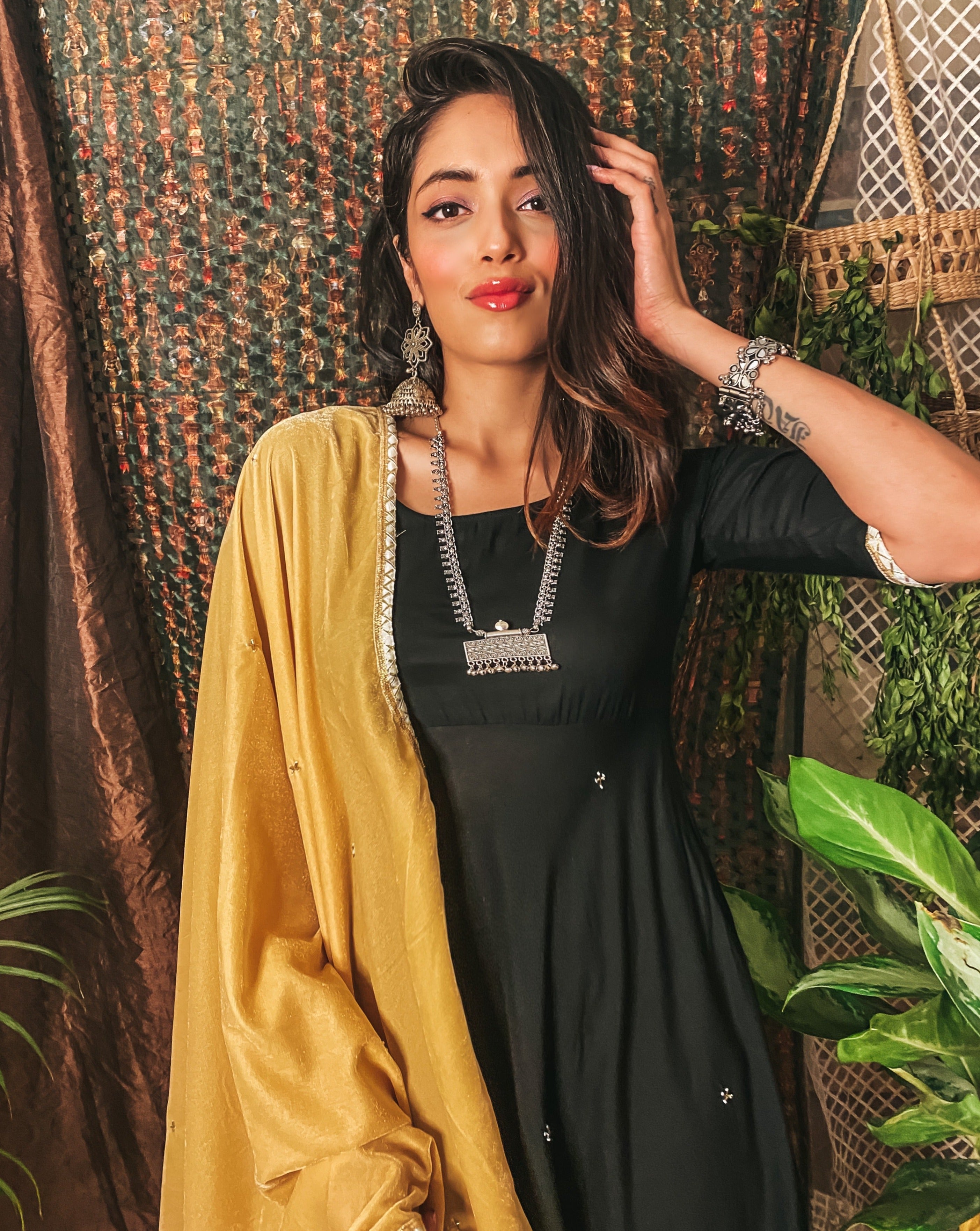 Charcoal Black Suit set