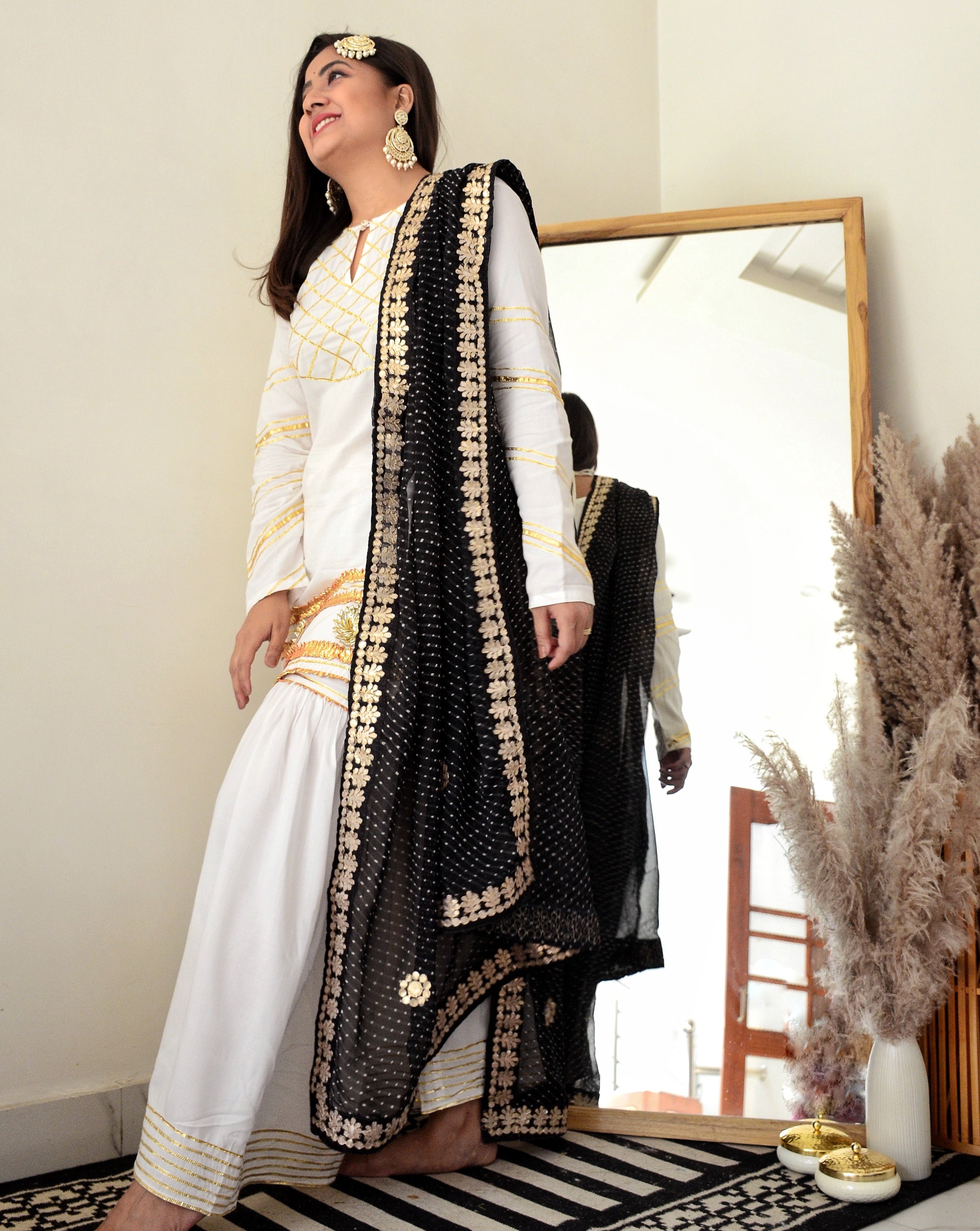 Sunshine White Suit Set