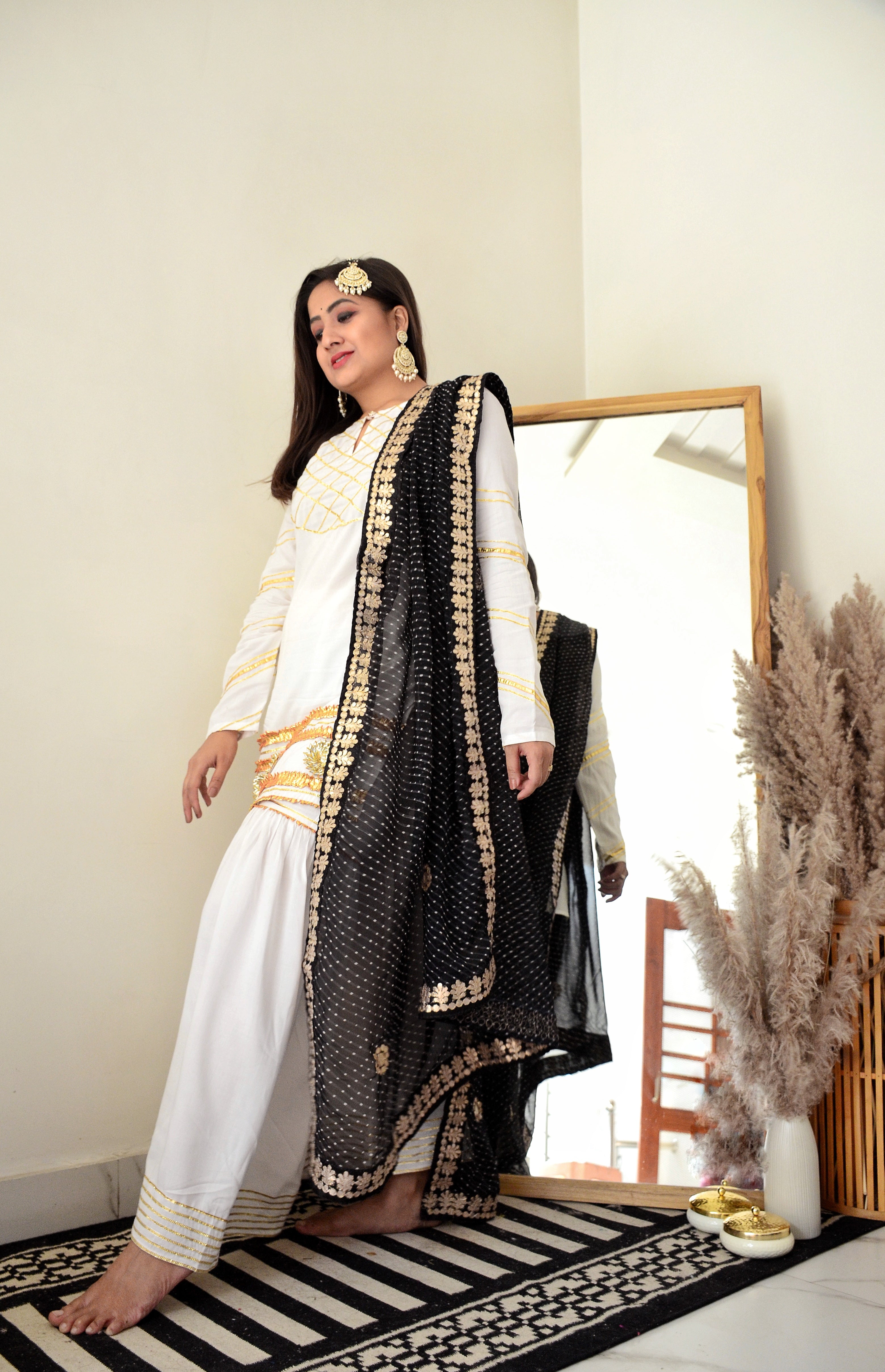 Sunshine White Suit Set