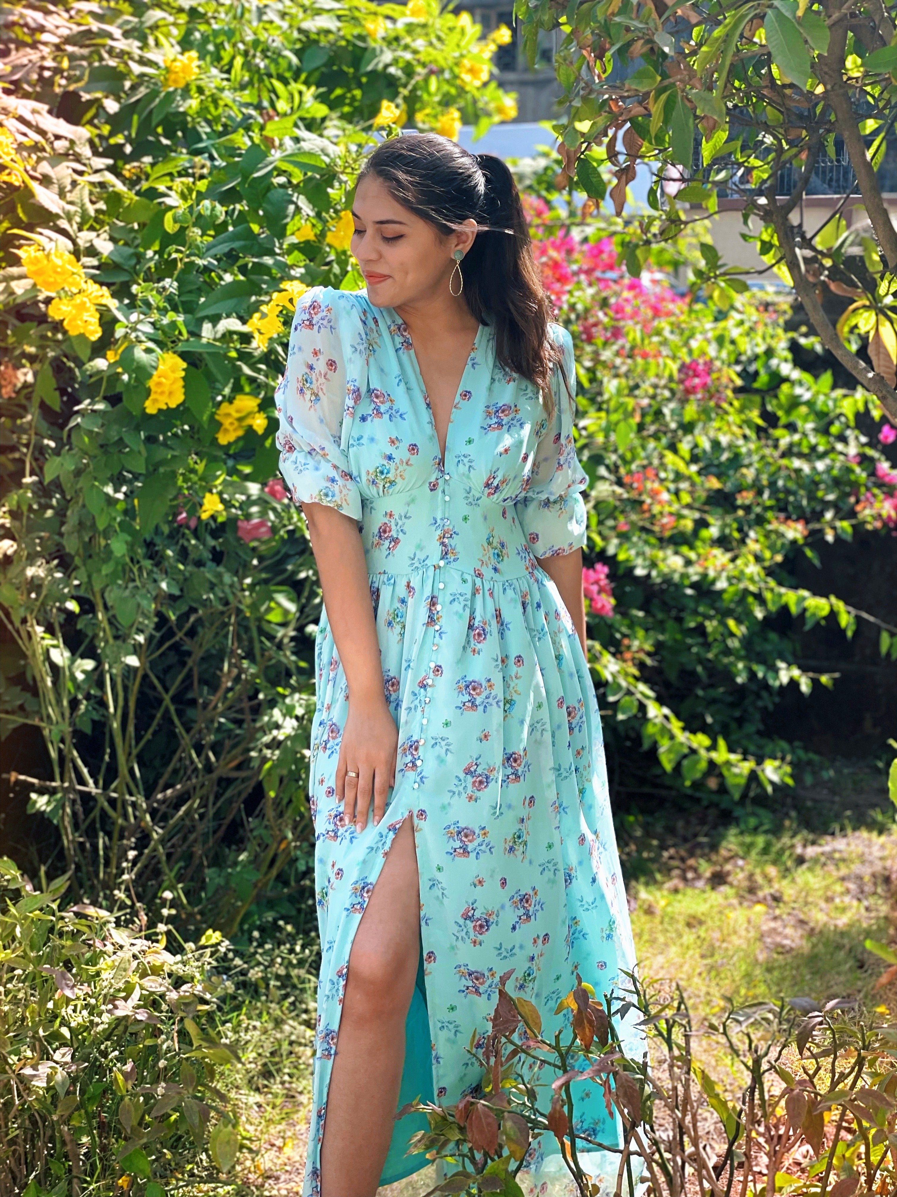 Candy Floral Maxi Dress
