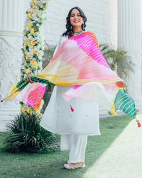 Chaaya White Suit Set