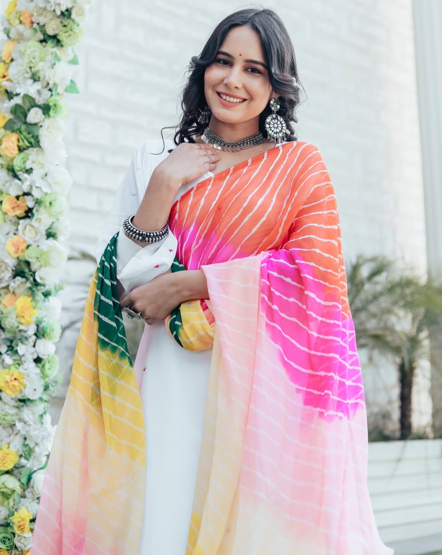 Chaaya White Suit Set