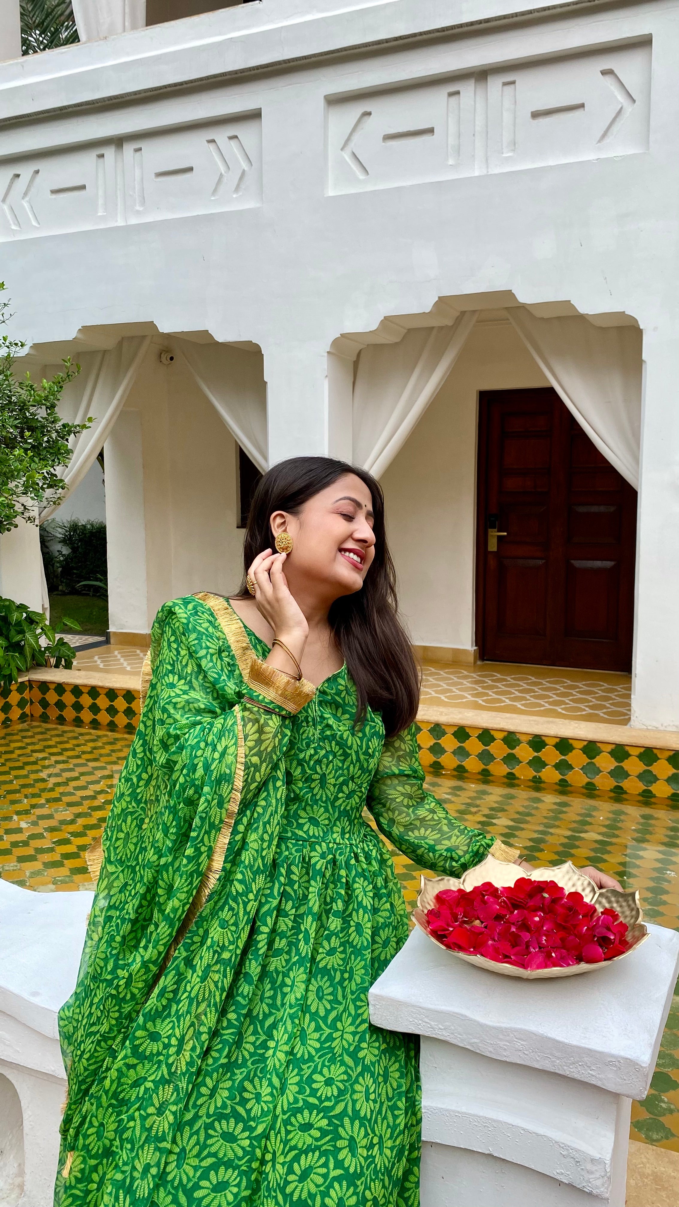 Aarya Green Suit Set