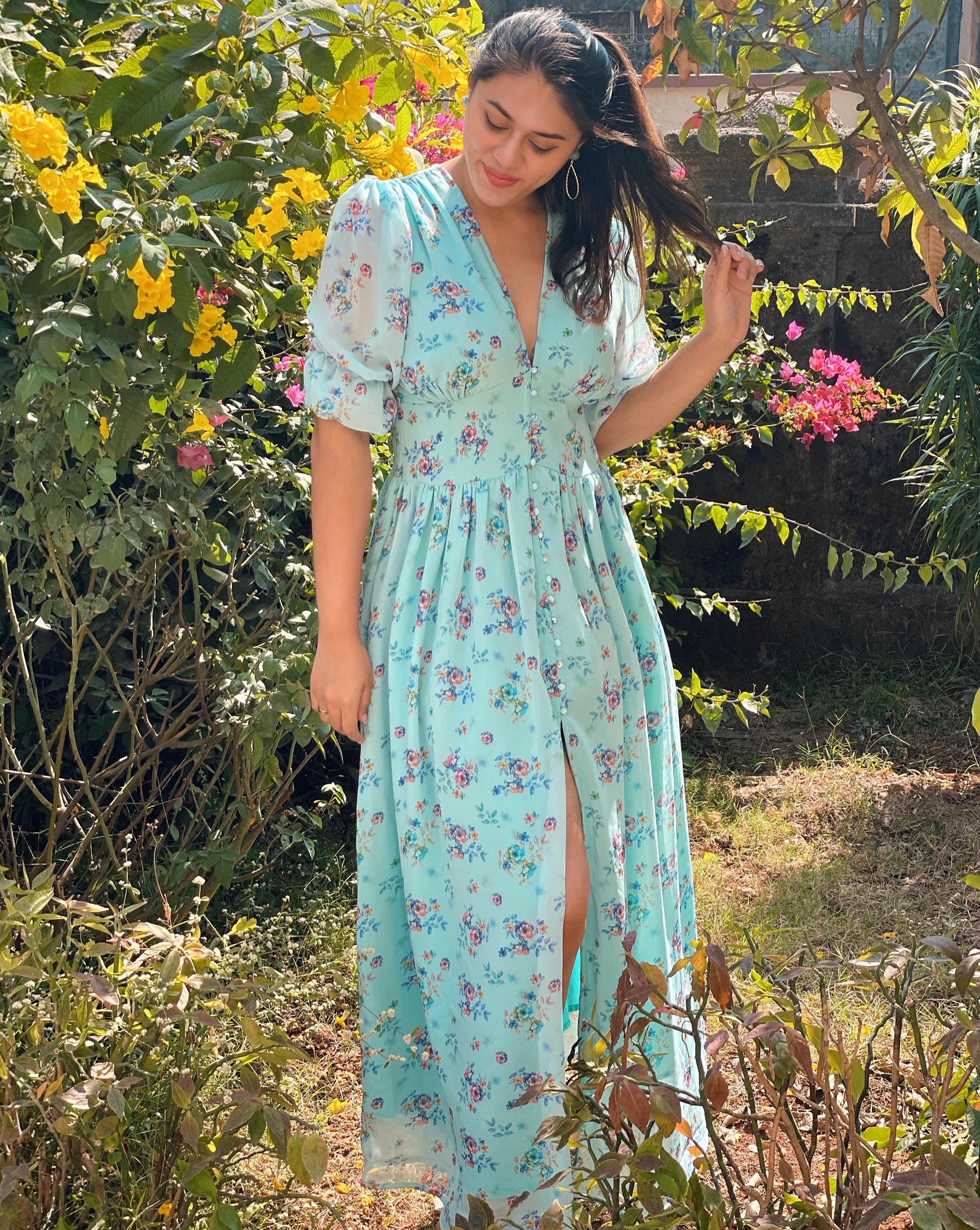 Candy Floral Maxi Dress