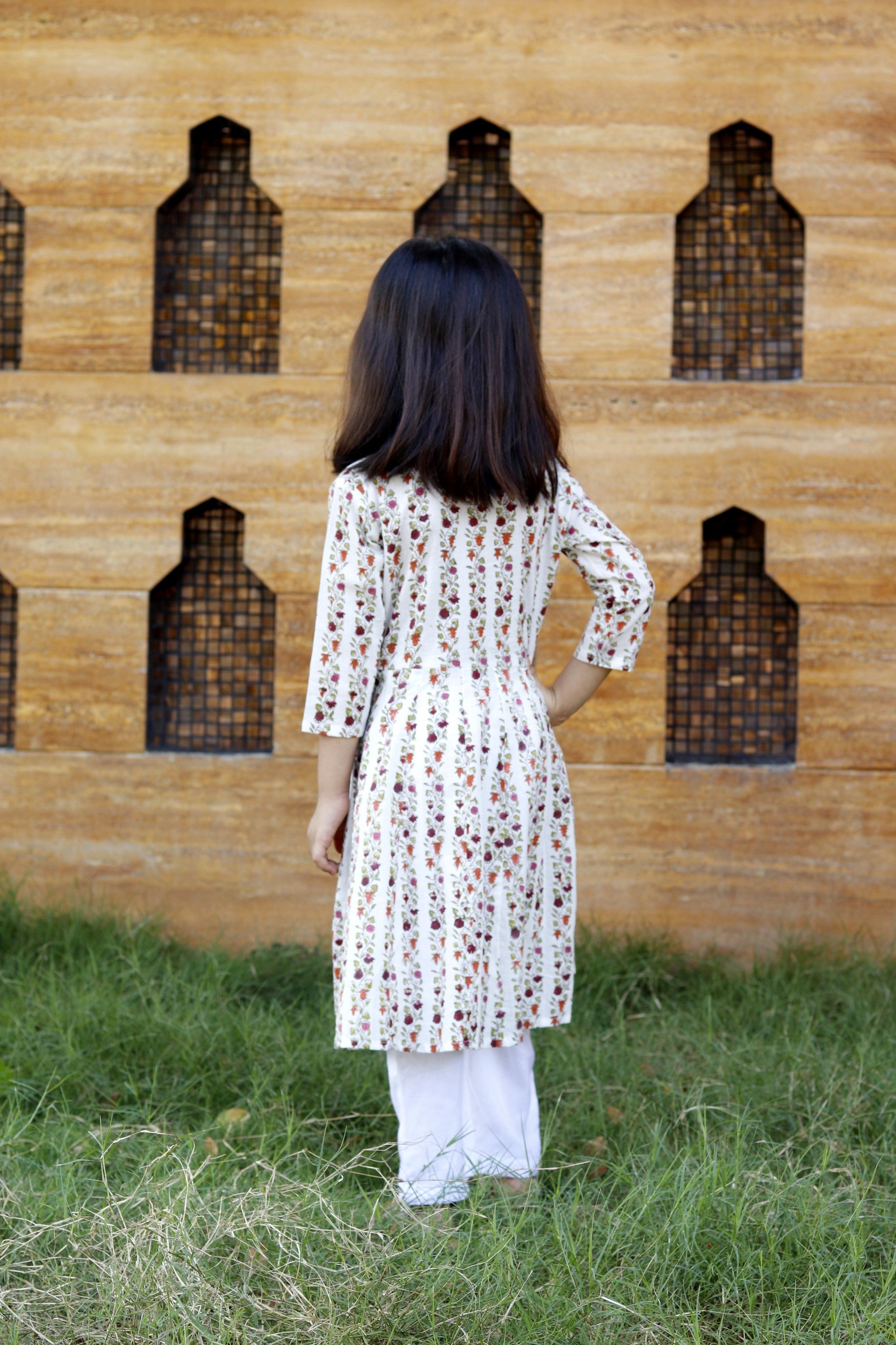 Multicoloured Kurta Set