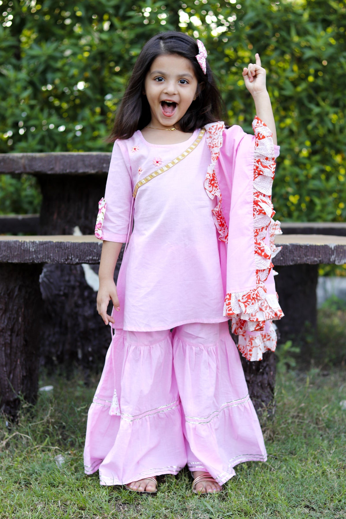 Blushy pink suit set