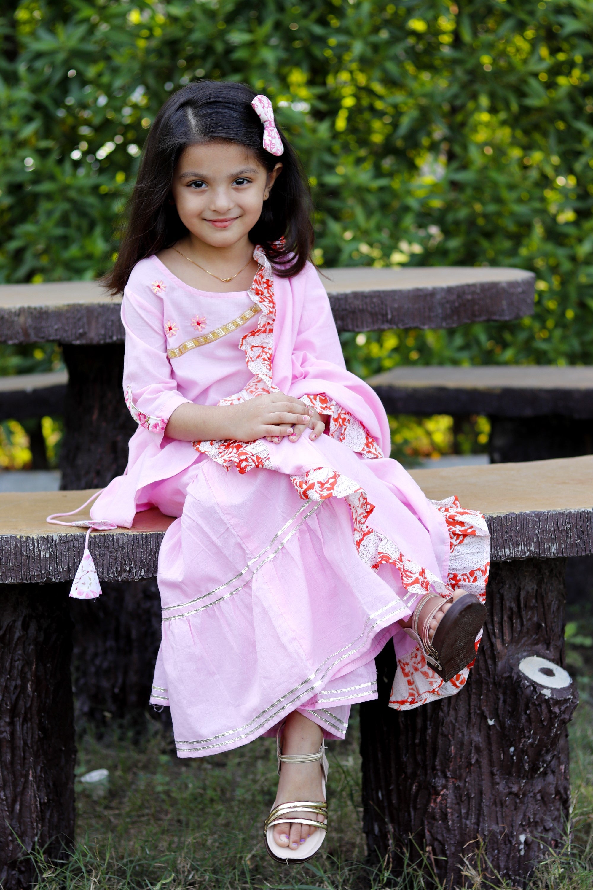 Blushy pink suit set