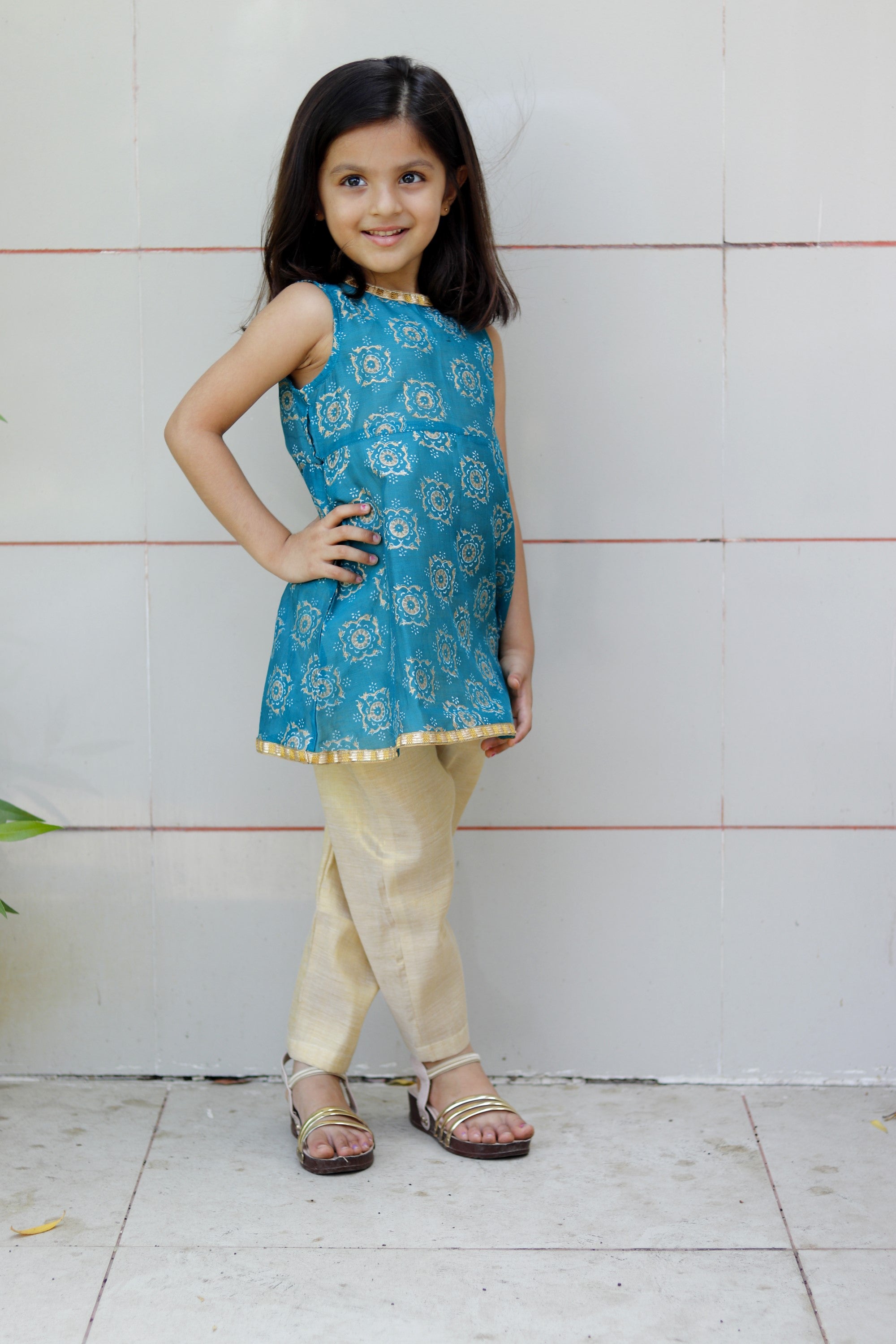 Blue kurta set