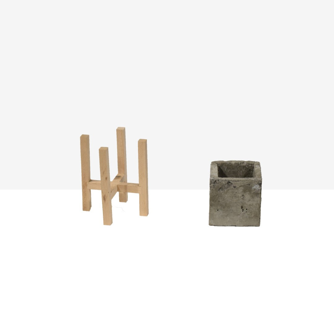 Flower pot with stand