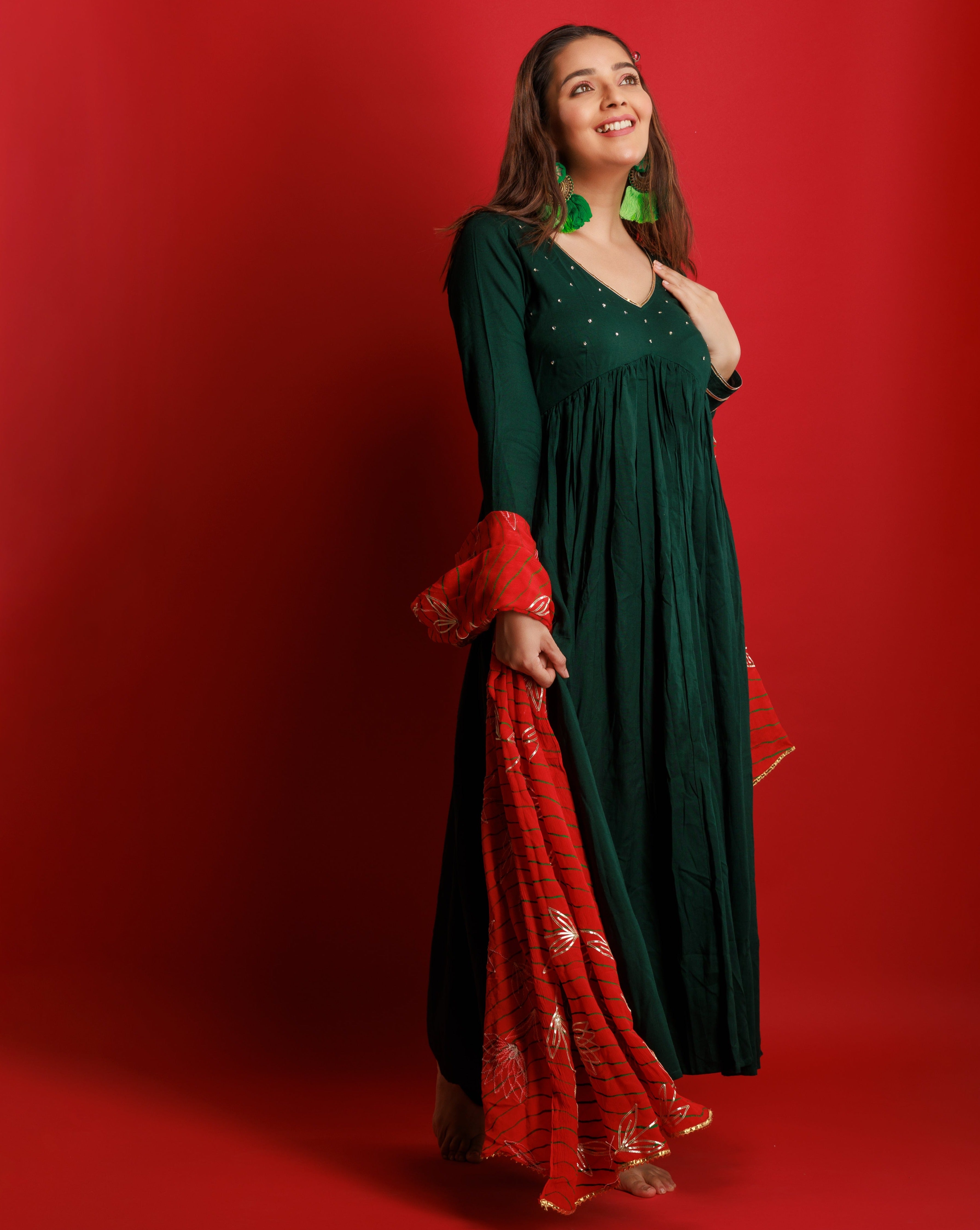 Goldie Green Suit Set