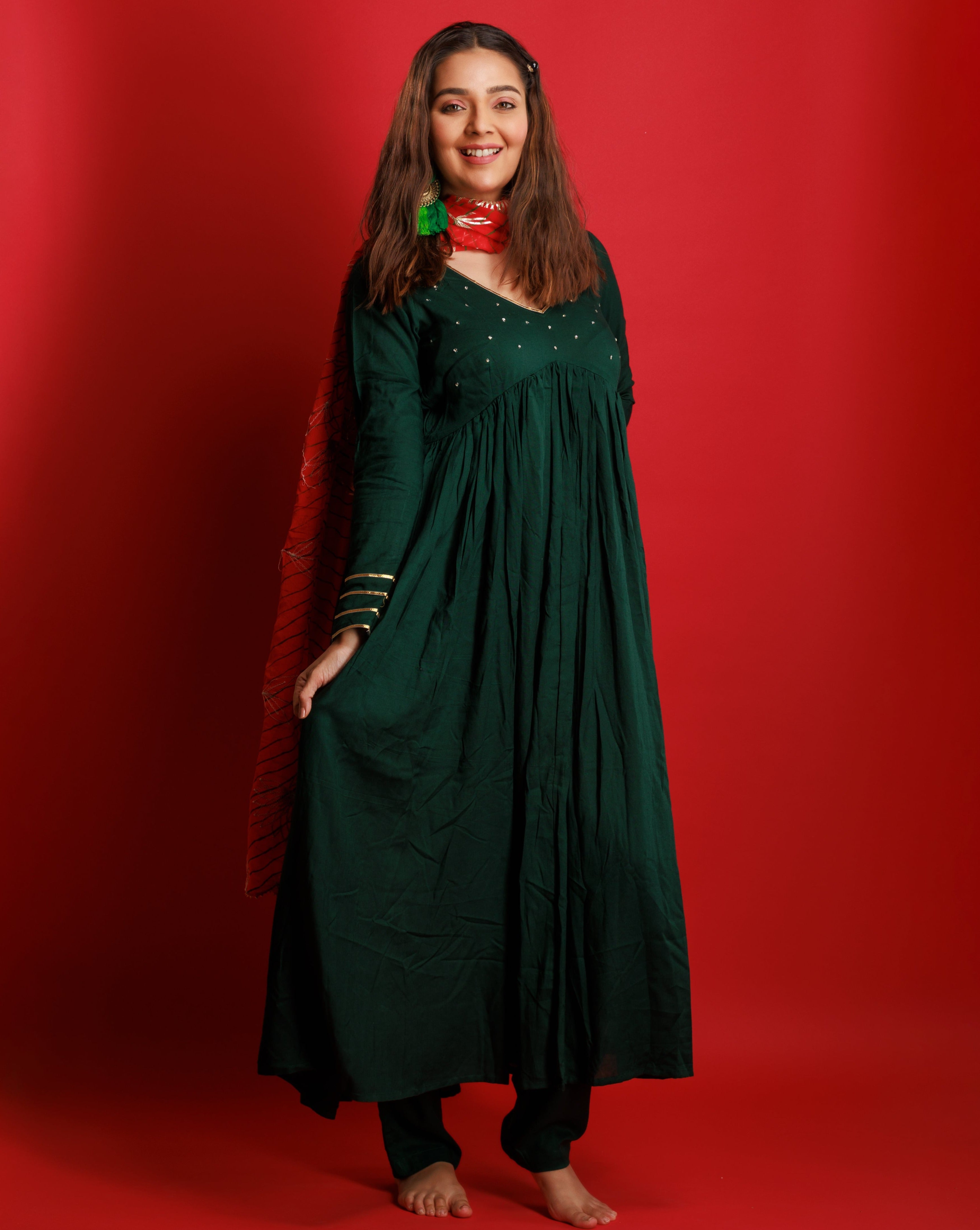 Goldie Green Suit Set