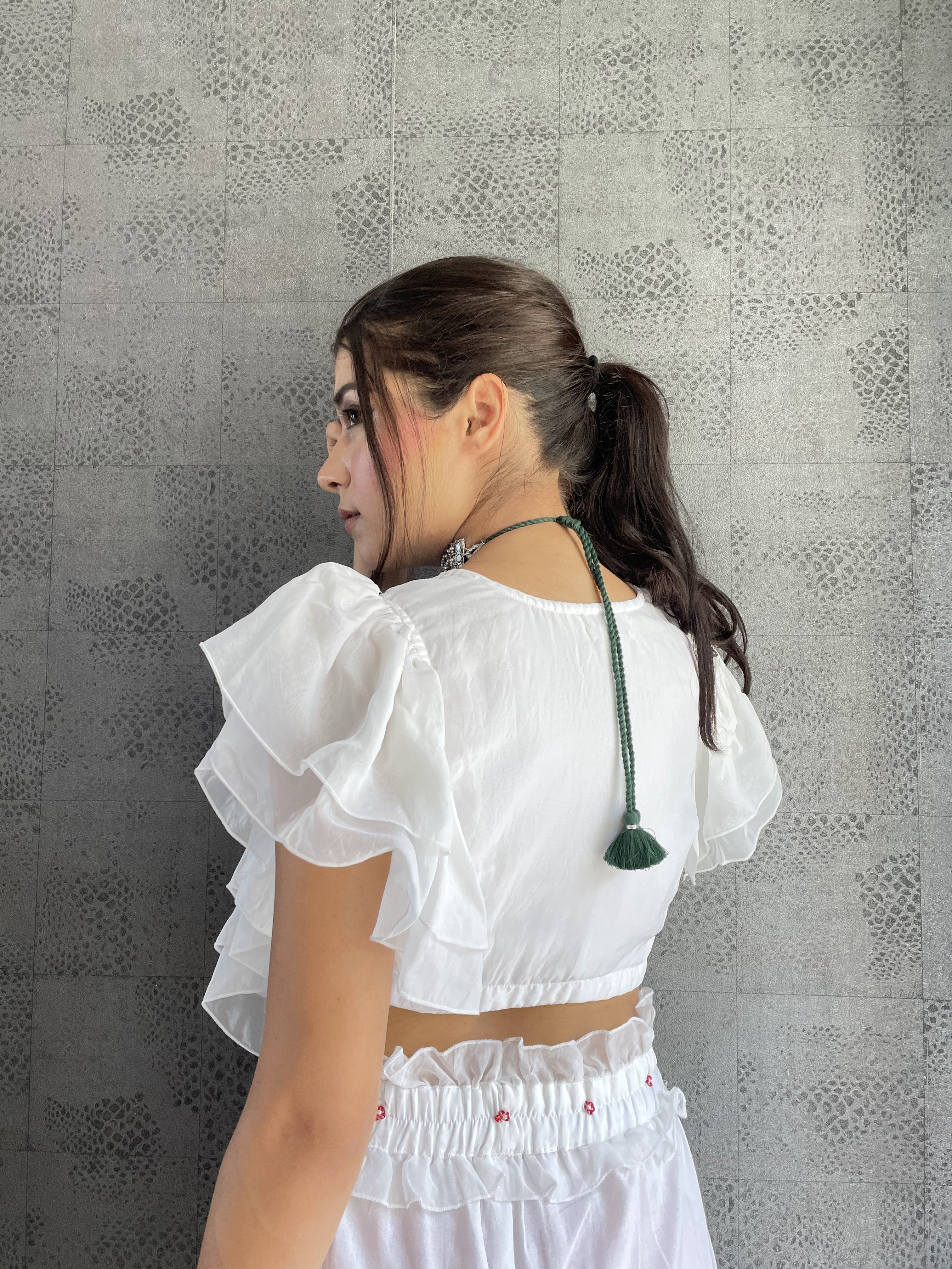 Angel White Cord Set