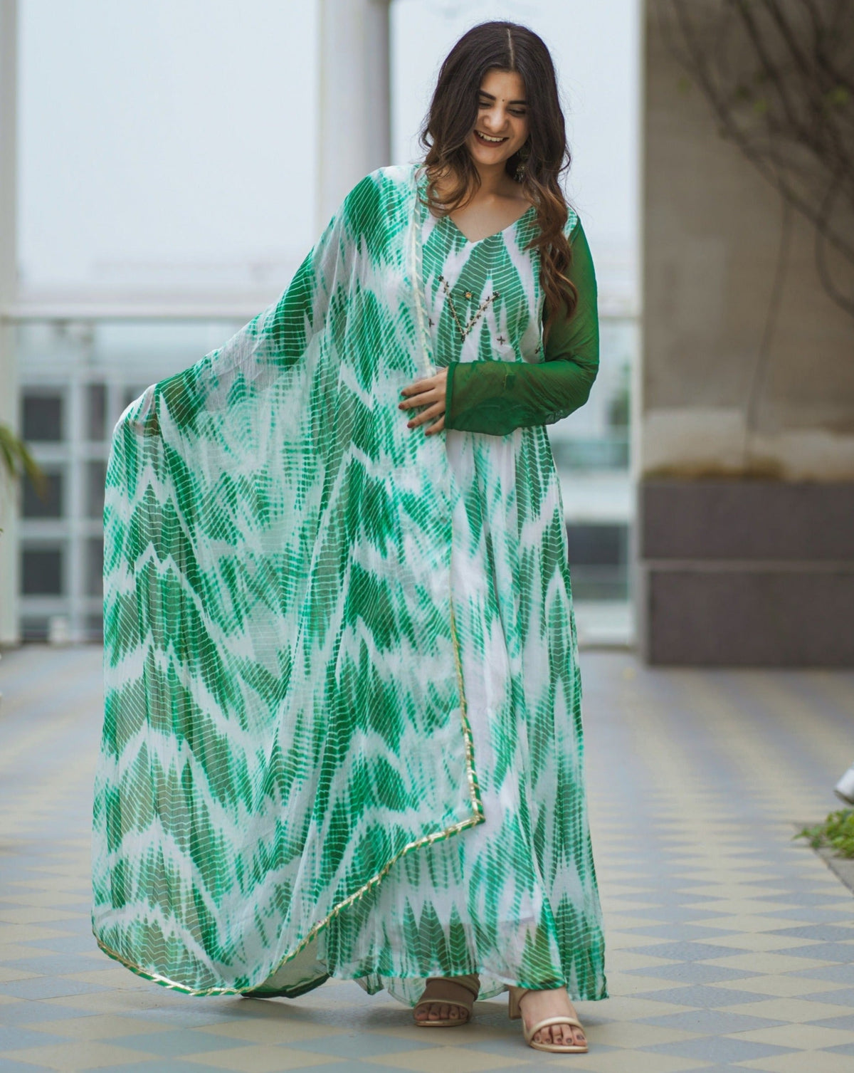 Uma Green Suit Set