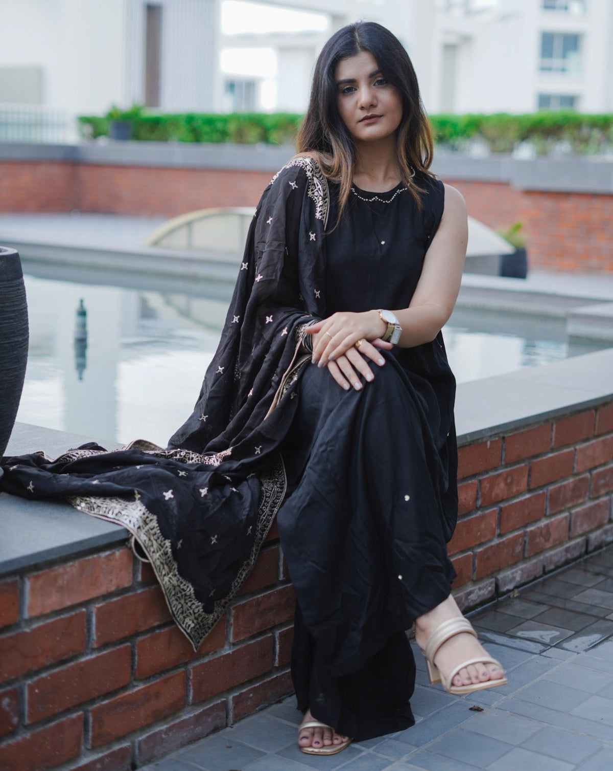 Soot Black Suit Set