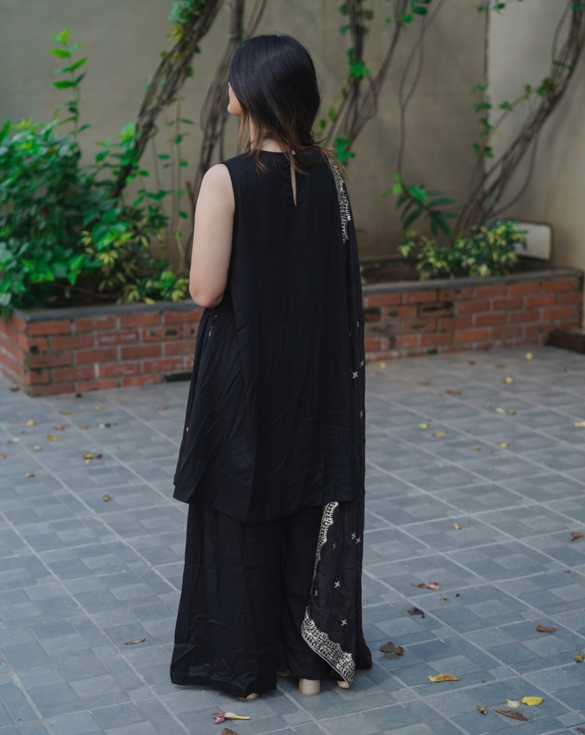 Soot Black Suit Set
