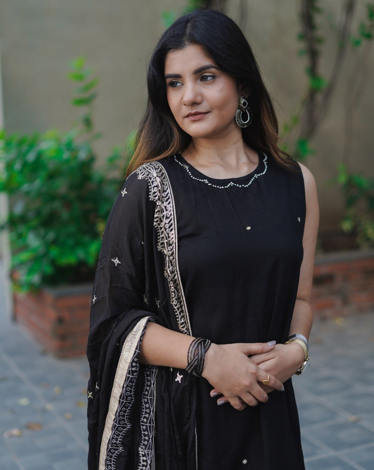 Soot Black Suit Set