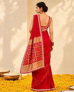 Laal Ishq Bandhej Saree