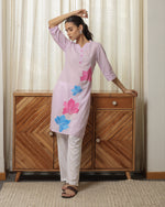 Florence Lavender Workwear Kurta Set