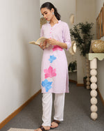 Florence Lavender Workwear Kurta Set