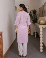 Florence Lavender Workwear Kurta Set