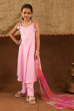 Girls Pink Pearl Suit Set