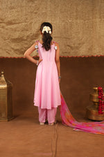 Girls Pink Pearl Suit Set