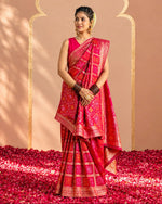 Pure Banarasi Ghaat Chola Saree