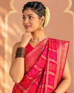 Pure Banarasi Ghaat Chola Saree