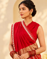 Laal Ishq Bandhej Saree