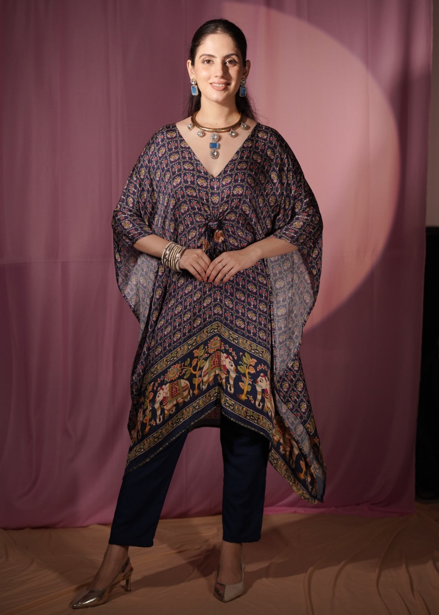 NEELRESMI KAFTAN DRESS