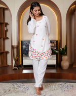 Mishty White Kurta Set