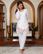 Mishty White Kurta Set