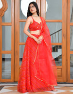 Berries Red Lehenga Set