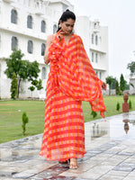 Santoor Orange Suit Set