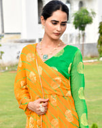 Lavynya Orange Leheriya Suit Set