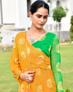 Lavynya Orange Leheriya Suit Set