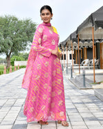 Bling Pink Leheriya Suit Set