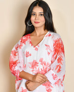 Birdie White Floral Cord Set