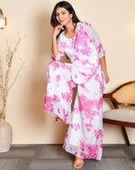 Angelina Pink Floral Cord Set