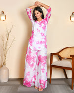 Angelina Pink Floral Cord Set