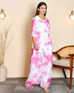 Angelina Pink Floral Cord Set